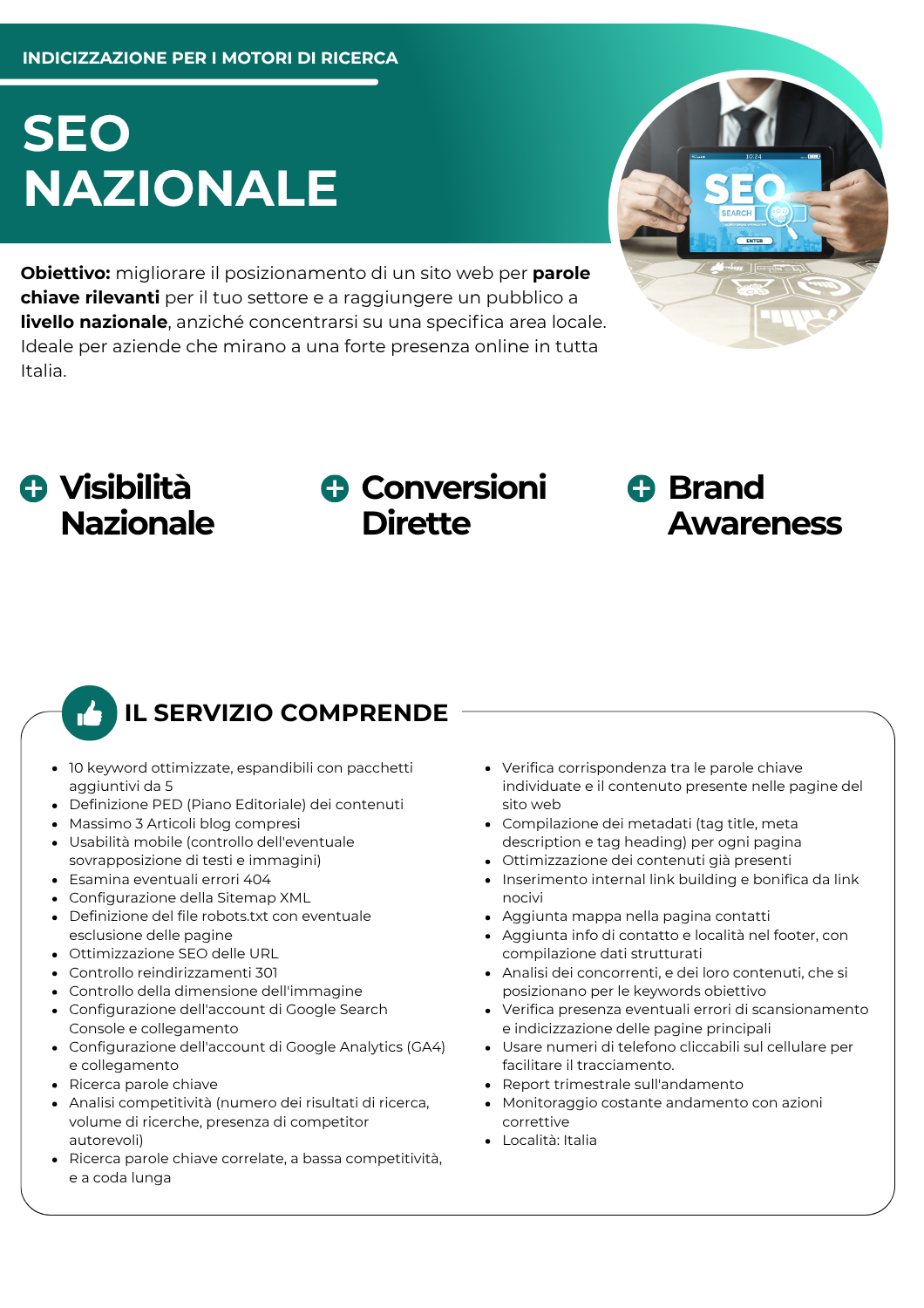 SEO Nazionale - indicizzazione per i motori di ricerca - netkom - modena