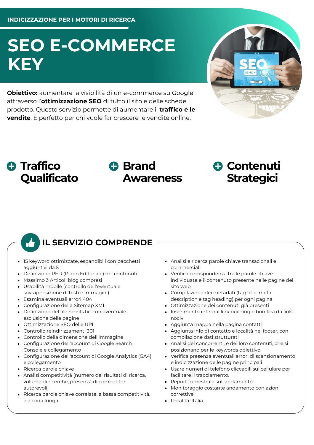SEO E-commerce KEY - indicizzazione per i motori di ricerca - netkom - modena