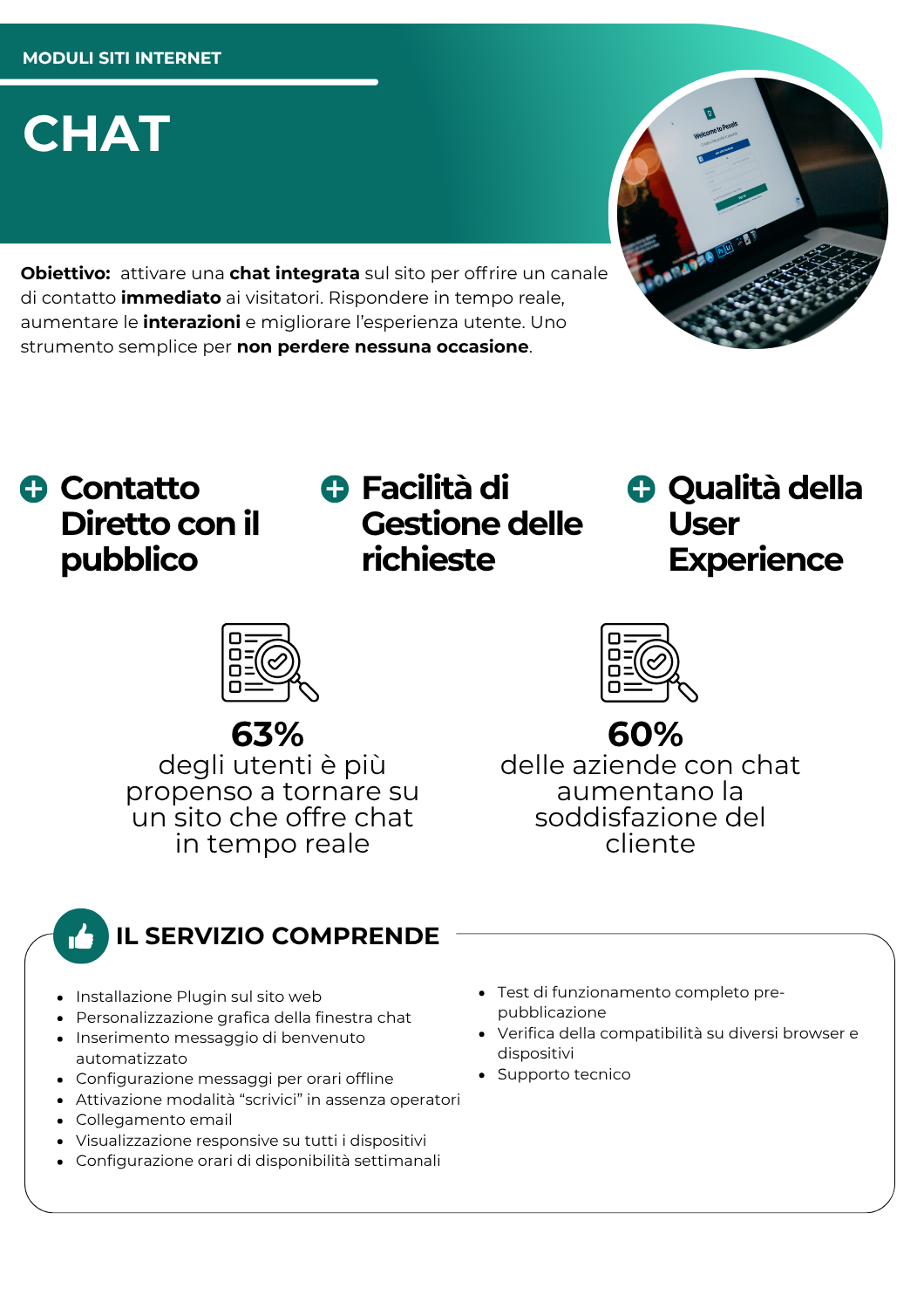 Chat - moduli siti internet - netkom - modena
