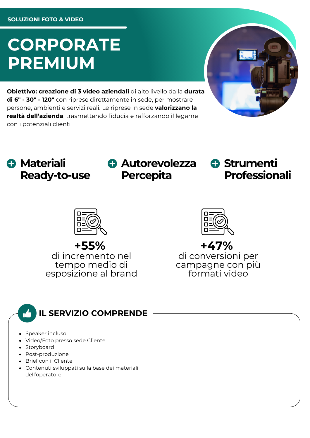 Corporate Premium - soluzioni foto e video - netkom - modena