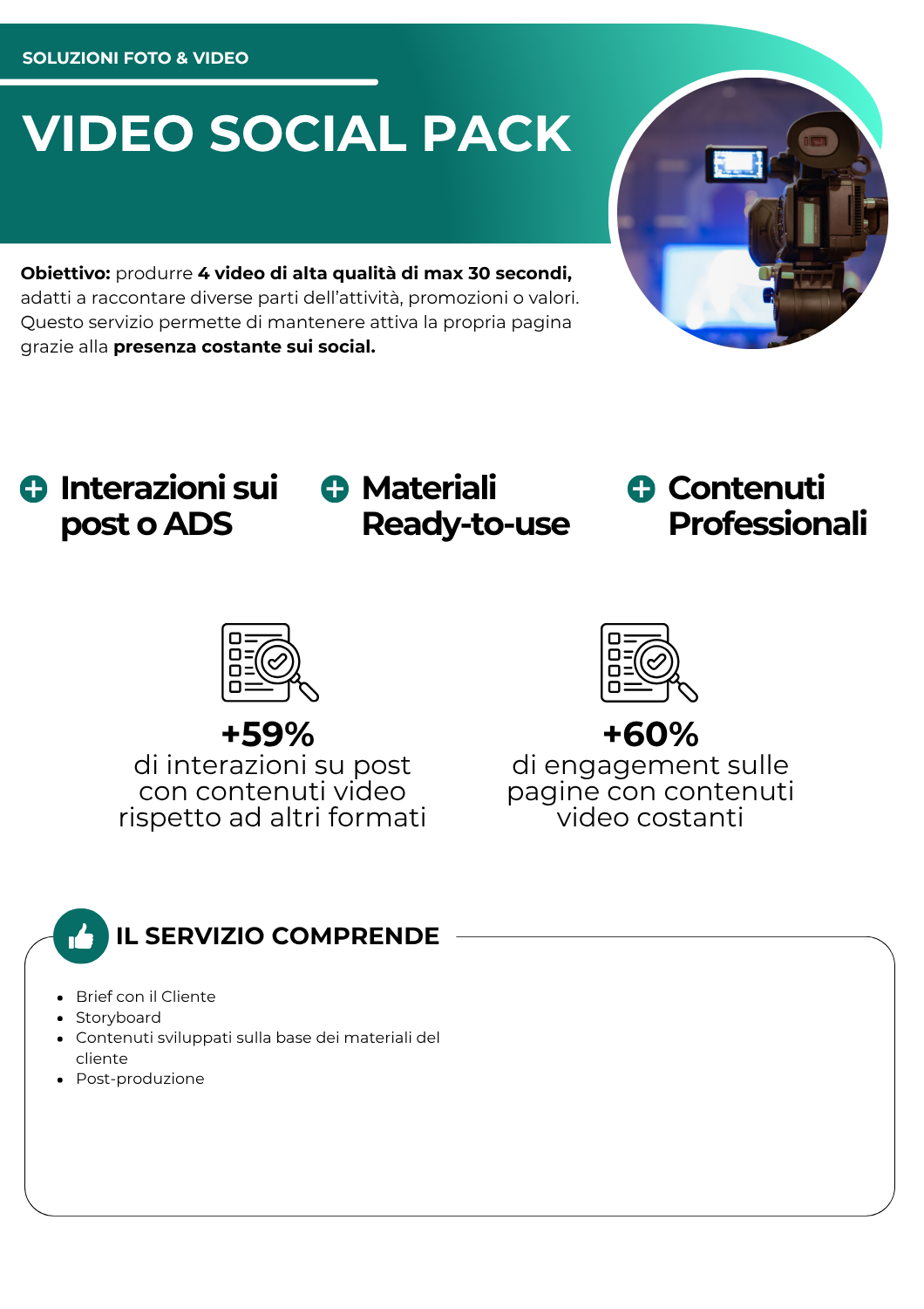 Video Social Pack - soluzioni foto e video - netkom - modena