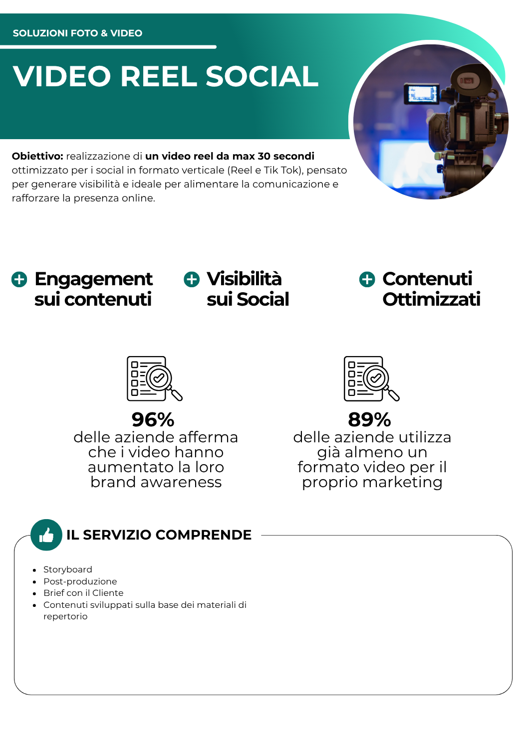 Video Reel Social - soluzioni foto e video - netkom - modena